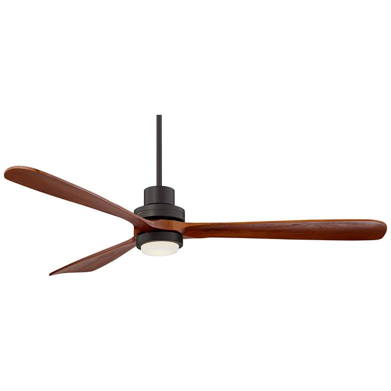 Image 2 66 inch Casa Delta-Wing XL AC Bronze LED Ceiling Fan with Remote Control