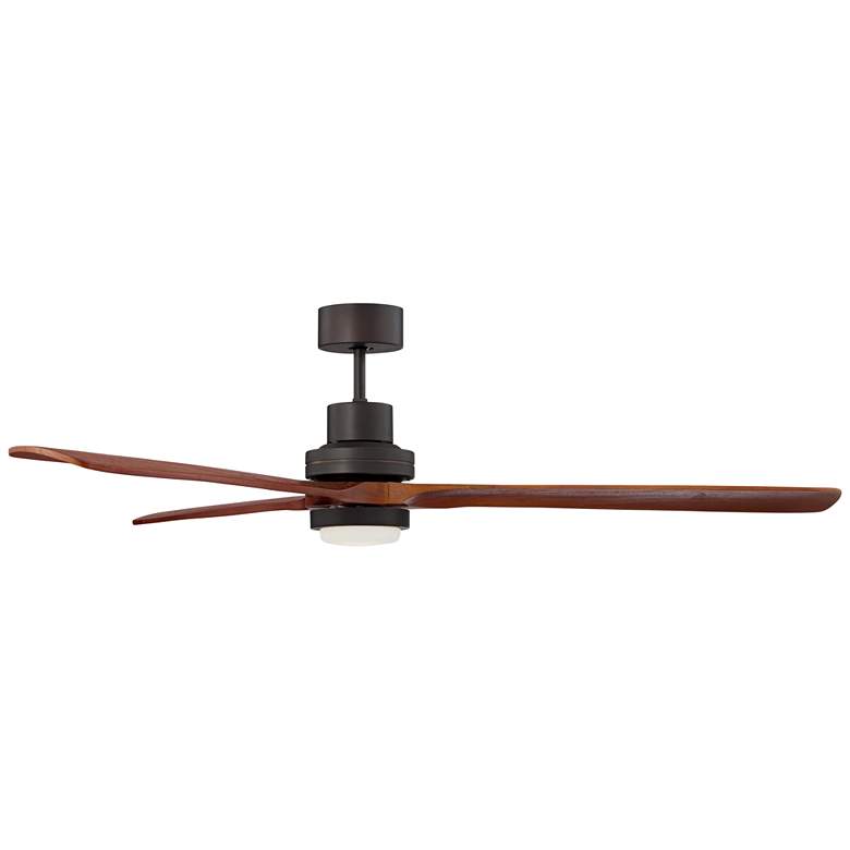 Image 6 66 inch Casa Delta-Wing XL AC Bronze LED Ceiling Fan with Remote Control more views