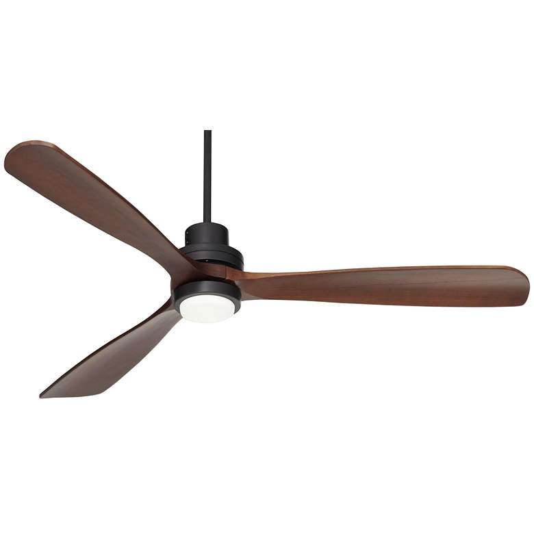 Image 6 66 inch Casa Delta-Wing XL AC Dark Walnut LED Ceiling Fan with Remote more views