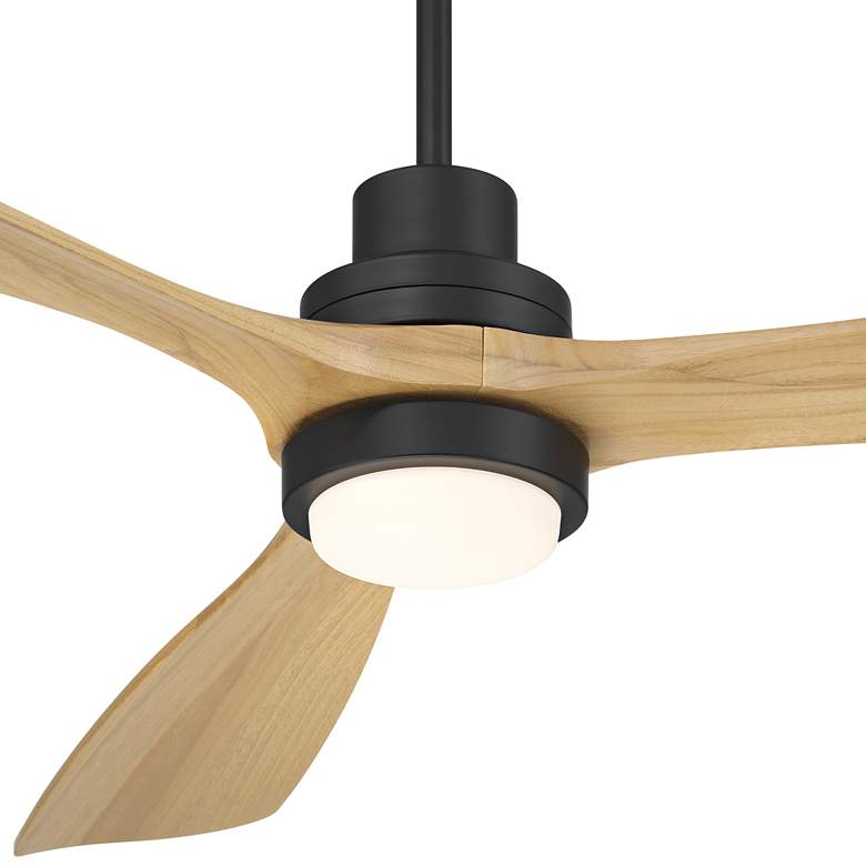Image 3 66" Casa Vieja Delta DC Matte Black CCT LED Ceiling Fan with Remote more views