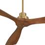 4_66" Casa Vieja Delta DC XL Soft Brass Ceiling Fan more views