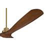 5_66" Casa Vieja Delta DC XL Soft Brass Ceiling Fan more views