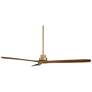 7_66" Casa Vieja Delta DC XL Soft Brass Ceiling Fan more views