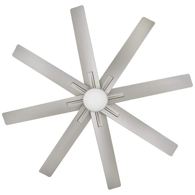 Image 3 66 inch Hinkley Concur Brushed Nickel Wet Rated 8-Blade Smart Ceiling Fan more views