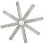 66" Hinkley Concur Brushed Nickel Wet Rated 8-Blade Smart Ceiling Fan