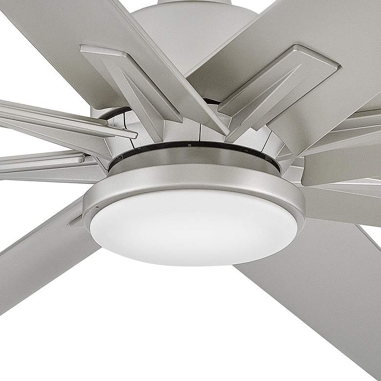 Image 4 66" Hinkley Concur Brushed Nickel Wet Rated 8-Blade Smart Ceiling Fan more views