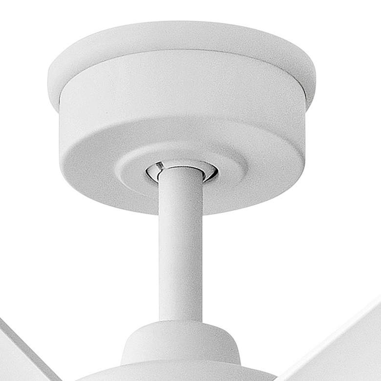 Image 5 66" Hinkley Concur LED Wet Rated 8-Blade Matte White Smart Ceiling Fan more views