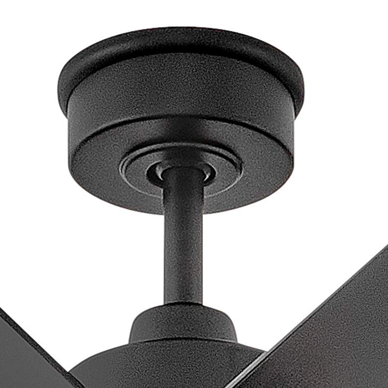 Image 6 66" Hinkley Concur LED Wet Rated Matte Black 8-Blade Smart Ceiling Fan more views