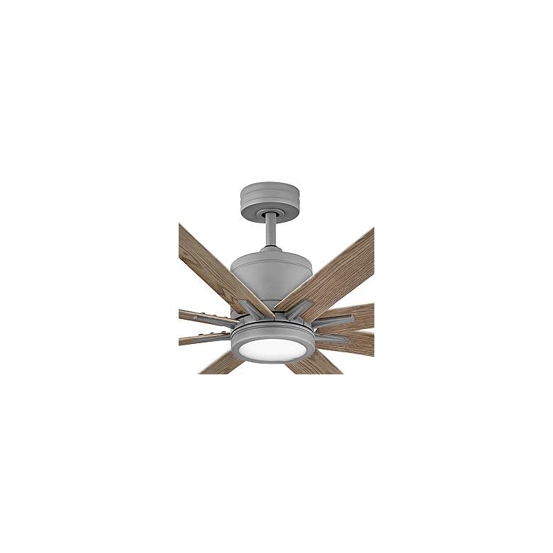 Image 2 66" Hinkley Vantage Graphite Outdoor LED Smart Ceiling Fan with Remote more views