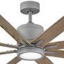 66" Hinkley Vantage Graphite Outdoor LED Smart Ceiling Fan with Remote
