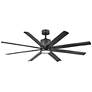66" Hinkley Vantage Matte Black Outdoor LED Smart Ceiling Fan