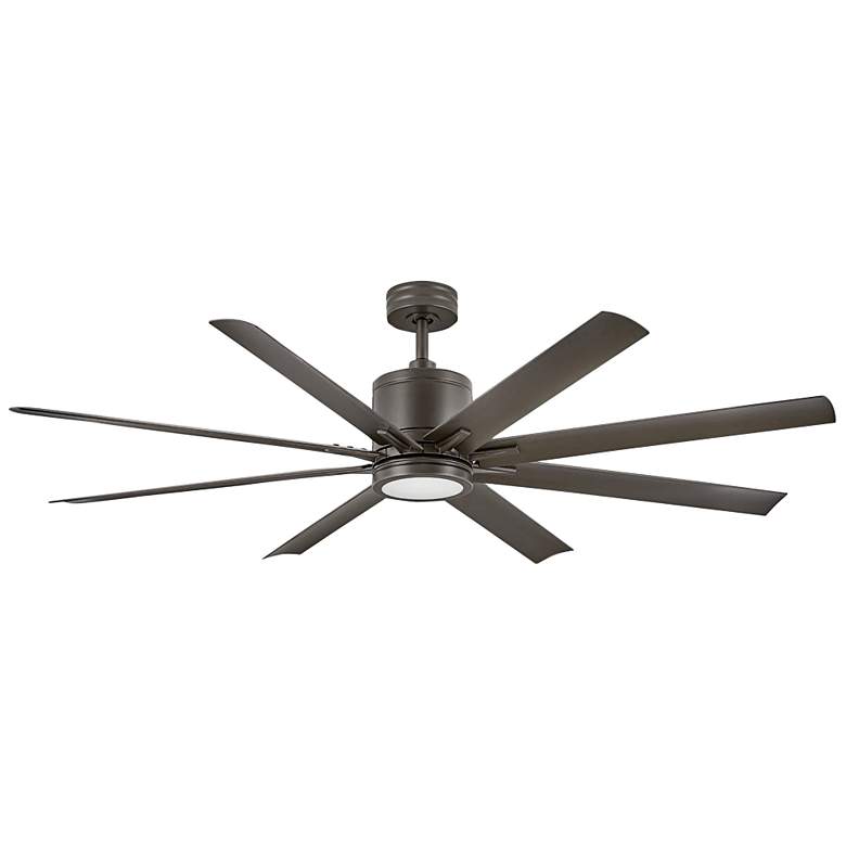 Image 1 66 inch Hinkley Vantage Matte Bronze Outdoor LED Smart Ceiling Fan