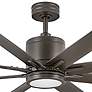 66" Hinkley Vantage Matte Bronze Outdoor LED Smart Ceiling Fan