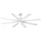 66" Hinkley Vantage Matte White LED Smart Ceiling Fan