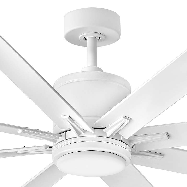 Image 2 66" Hinkley Vantage Matte White LED Smart Ceiling Fan more views