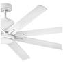 3_66" Hinkley Vantage Matte White LED Smart Ceiling Fan more views