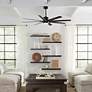 66" Modern Forms Renegade Black LED Smart Ceiling Fan