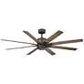 66" Modern Forms Renegade Bronze 2700K LED Smart Ceiling Fan