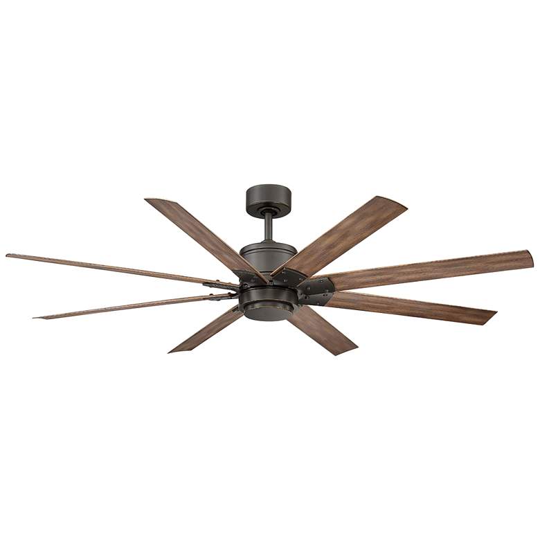 Image 5 66" Modern Forms Renegade Bronze LED Wet Rated Smart Ceiling Fan more views