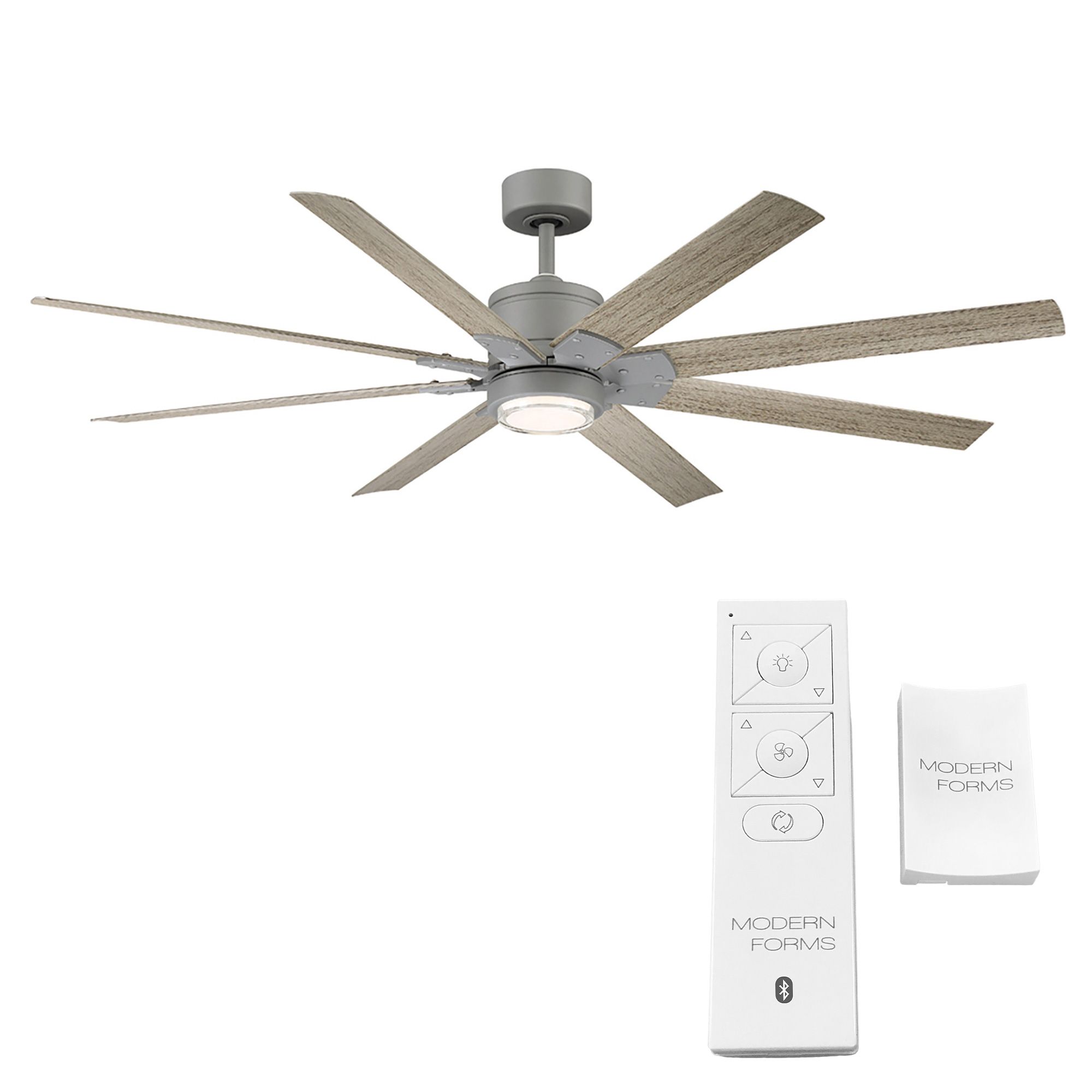 Image 7 66" Modern Forms Renegade Graphite LED Smart Ceiling Fan Made to Order more views