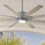 66" Modern Forms Renegade Graphite LED Wet Rated Smart Ceiling Fan
