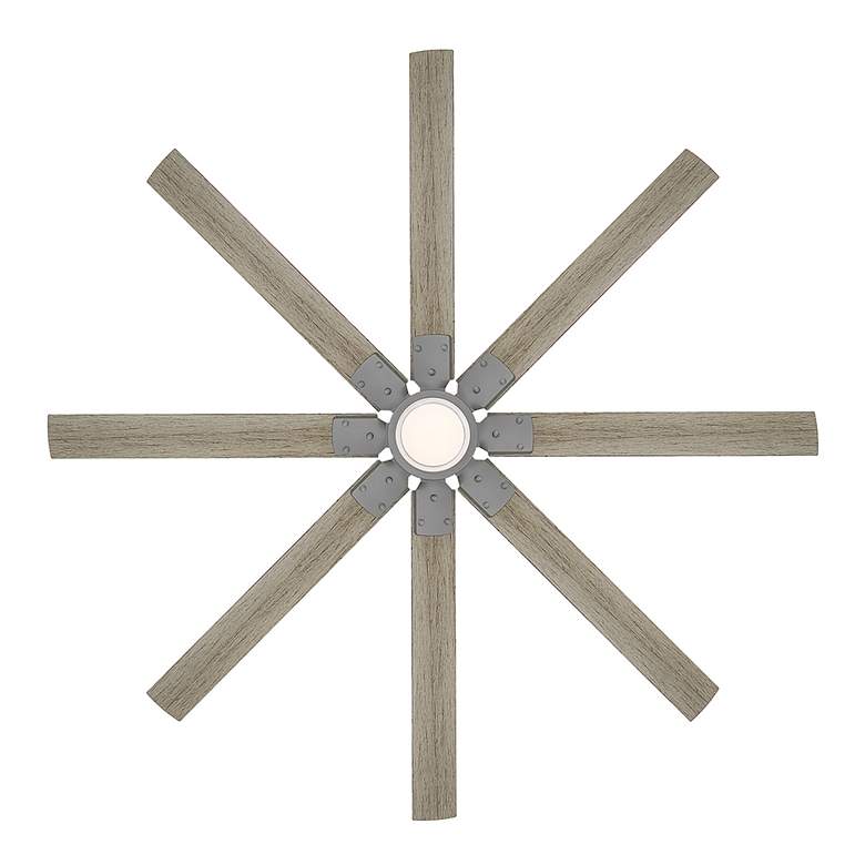 Image 6 66 inch Modern Forms Renegade Graphite LED Wet Rated Smart Ceiling Fan more views