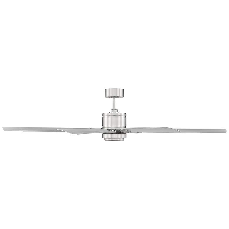 Image 4 66 inch Modern Forms Renegade Nickel 3500K LED Wet Smart Ceiling Fan more views