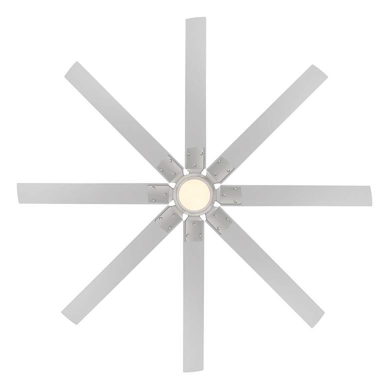 Image 5 66" Modern Forms Renegade Nickel Wet 2700K LED Smart Ceiling Fan more views