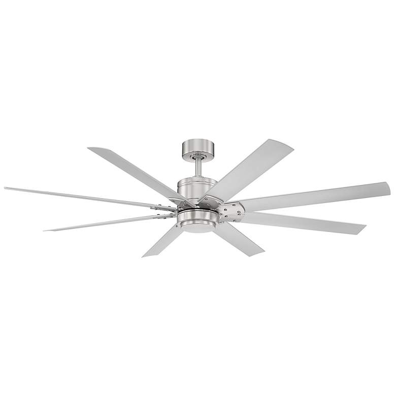 Image 5 66" Renegade Brushed Nickel LED Smart Ceiling Fan more views