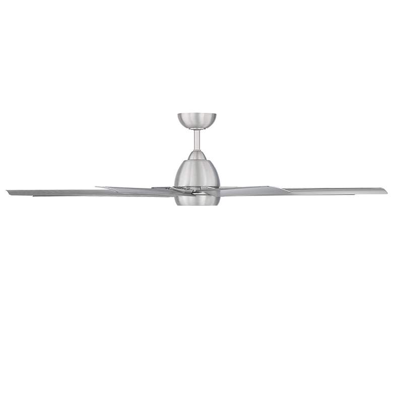 Image 4 66 inch WAC Mocha XL Brushed Aluminum Wet Rated Smart Ceiling Fan more views