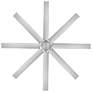 66" WAC Mocha XL Brushed Aluminum Wet Rated Smart Ceiling Fan