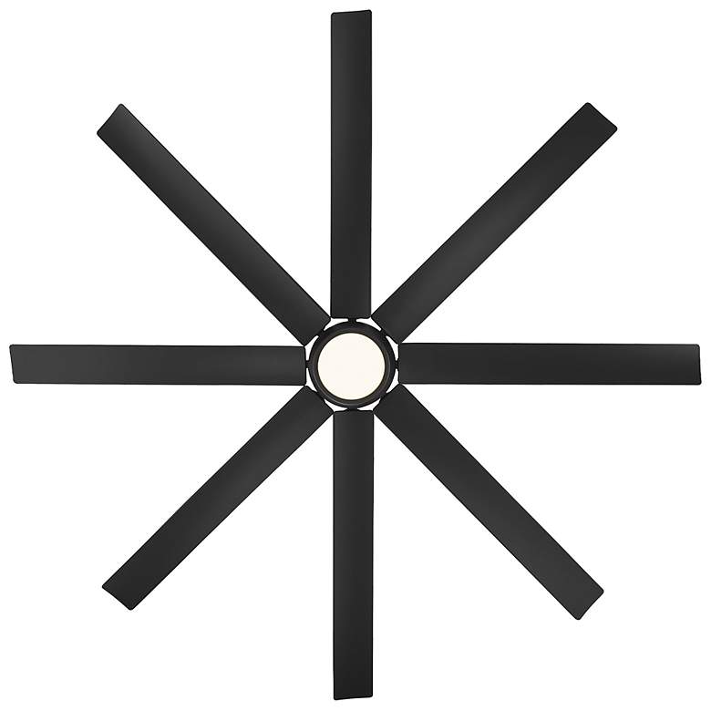 Image 4 66" WAC Mocha XL Matte Black LED Smart Ceiling Fan more views