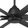 66" WAC Mocha XL Matte Black Wet Rated Smart Ceiling Fan