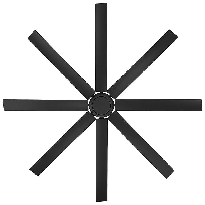 Image 3 66" WAC Mocha XL Matte Black Wet Rated Smart Ceiling Fan more views