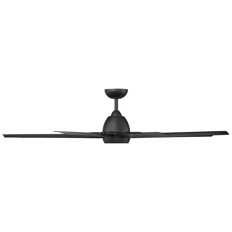 Image 5 66" WAC Mocha XL Matte Black Wet Rated Smart Ceiling Fan more views