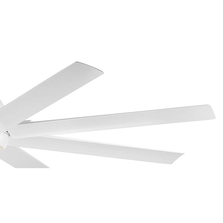 Image 4 66" WAC Mocha XL Matte White Wet Rated LED Smart Ceiling Fan more views