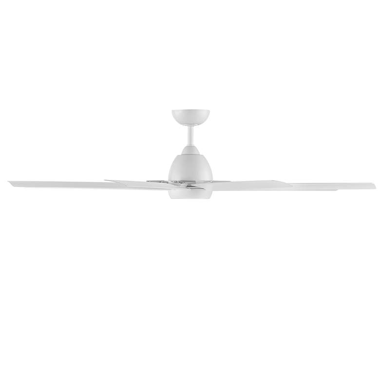 Image 5 66" WAC Mocha XL Matte White Wet Rated LED Smart Ceiling Fan more views