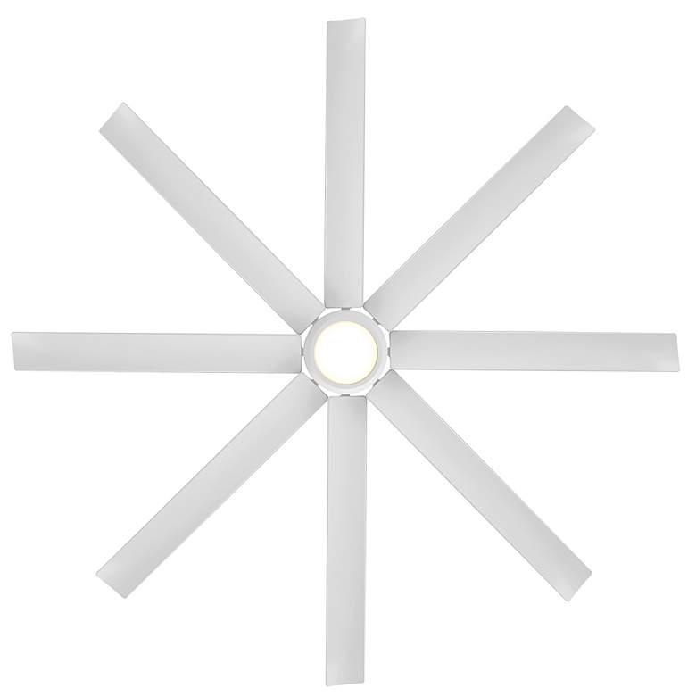 Image 6 66 inch WAC Mocha XL Matte White Wet Rated LED Smart Ceiling Fan more views