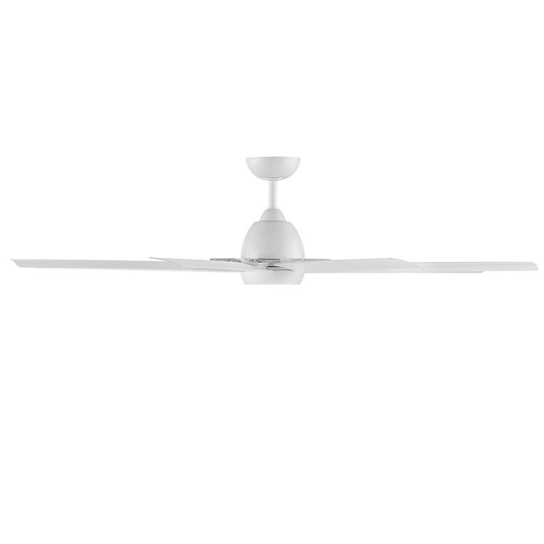 Image 3 66" WAC Mocha XL Matte White Wet Rated Smart Ceiling Fan more views