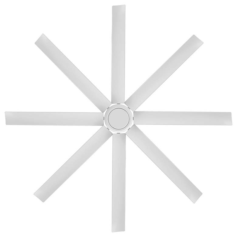 Image 4 66" WAC Mocha XL Matte White Wet Rated Smart Ceiling Fan more views