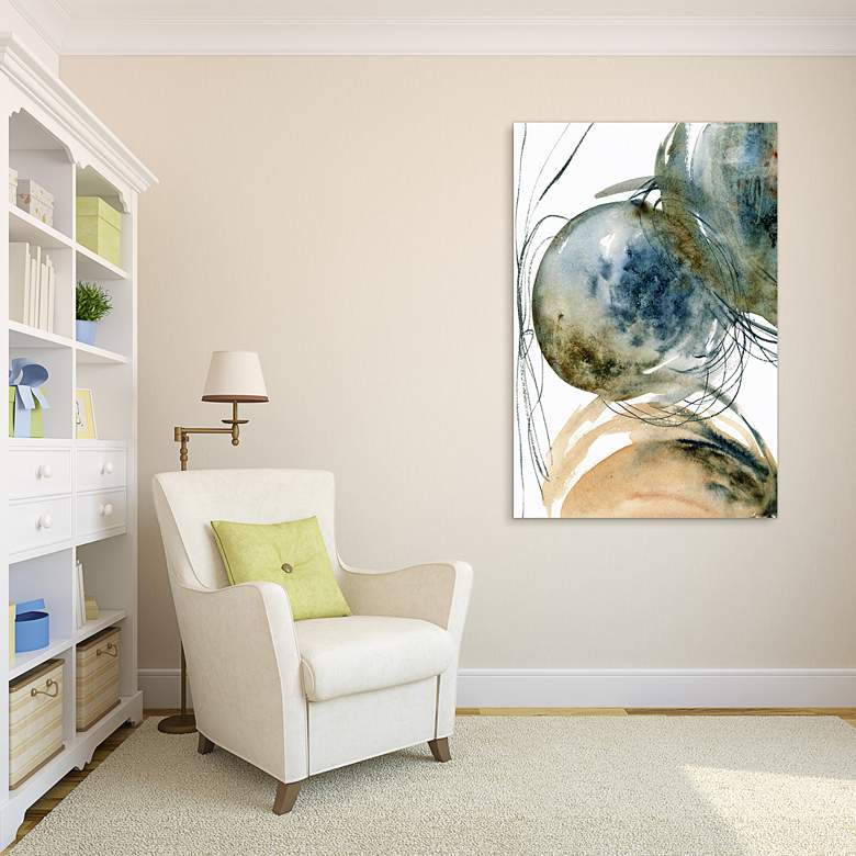 Image 1 Hibernation II 48 inchH Free Floating Tempered Glass Wall Art in scene