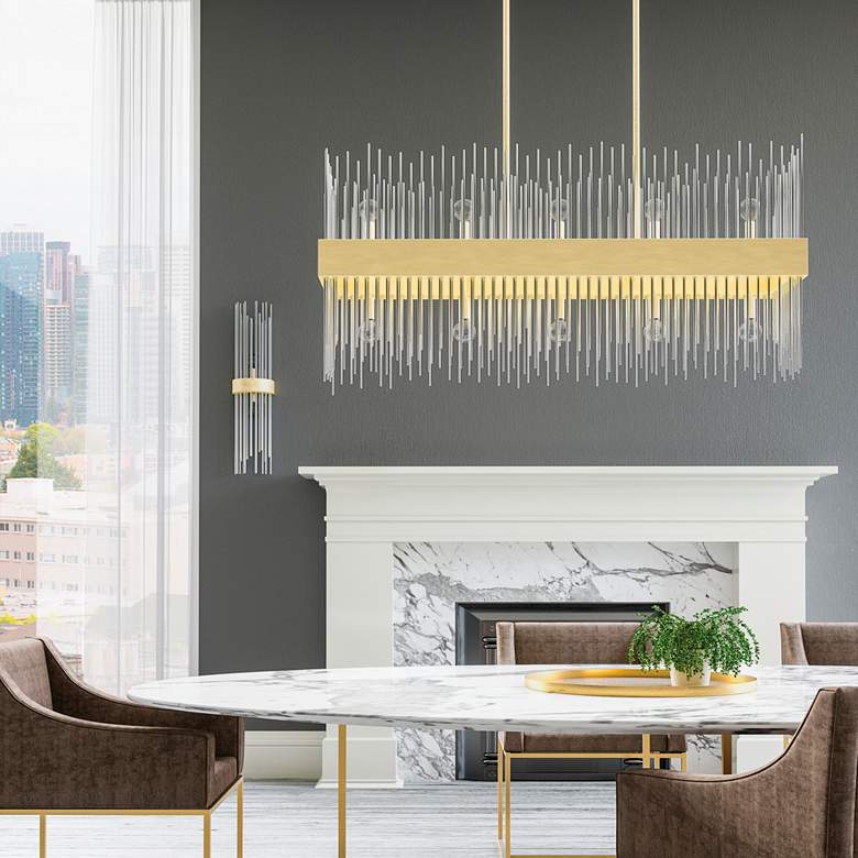 Image 1 Capital Lena 22" High Fire and Ice 2-Light Wall Sconce in scene
