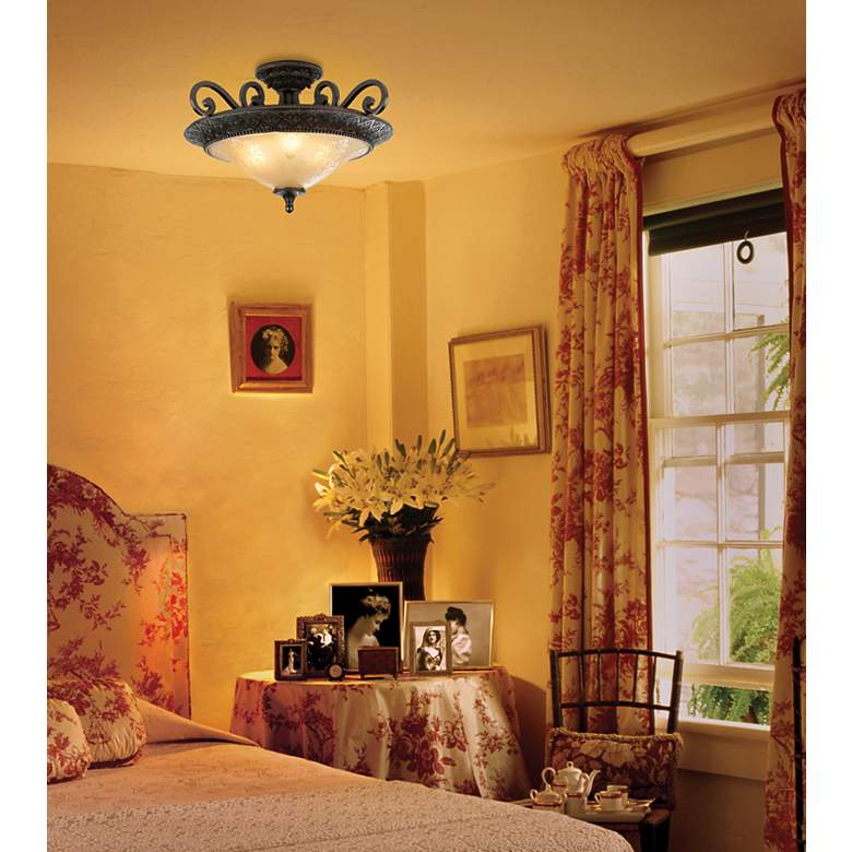 Image 1 Symphony Oil-Rubbed Bronze 22 1/2" Wide Ceiling Light in scene