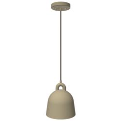 67A52 - Sand Small Metal Bell Pendant