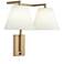 67C08 - Nightstand HB/wall lamp with pendant shade
