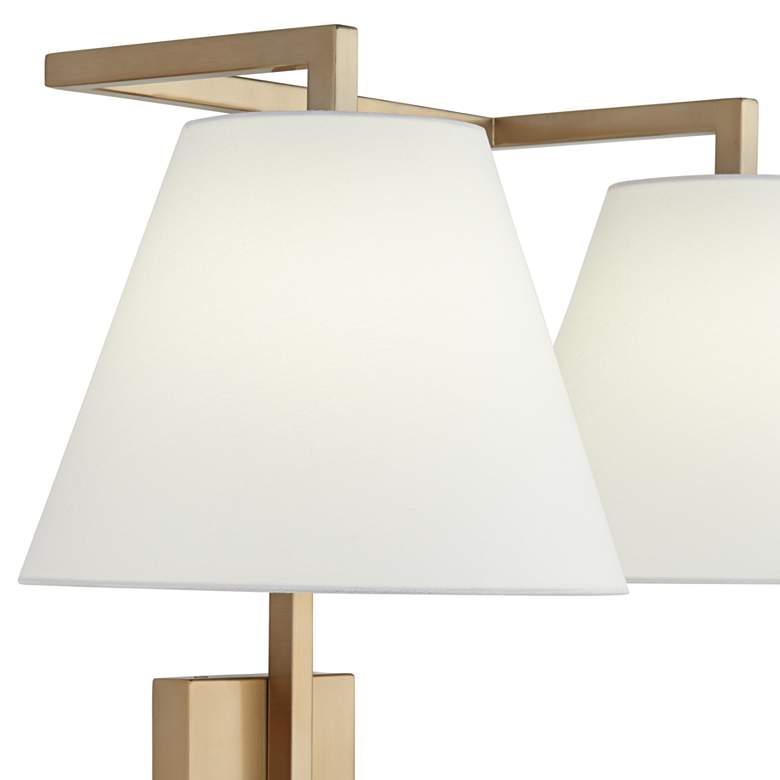 Image 2 67C08 - Nightstand HB/wall lamp with pendant shade more views