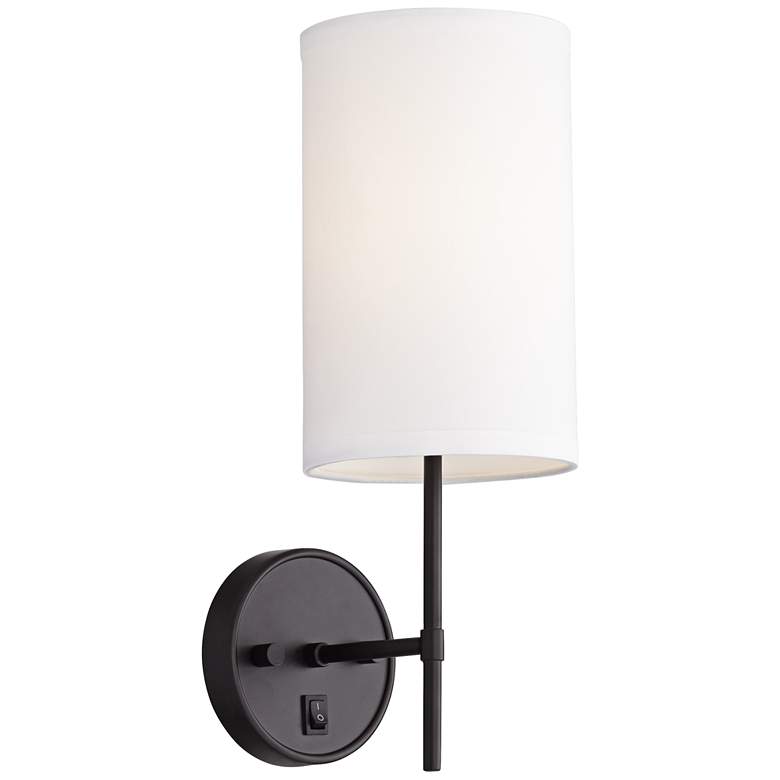 Image 1 67W61 - Black Single Headboard Lamp