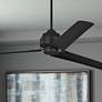 68" Arcade Matte Black Ceiling Fan with Remote