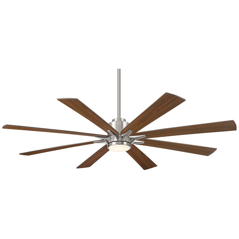 Image 2 68" Casa Vieja X-Air Brushed Nickel CCT LED Ceiling Fan with Remote
