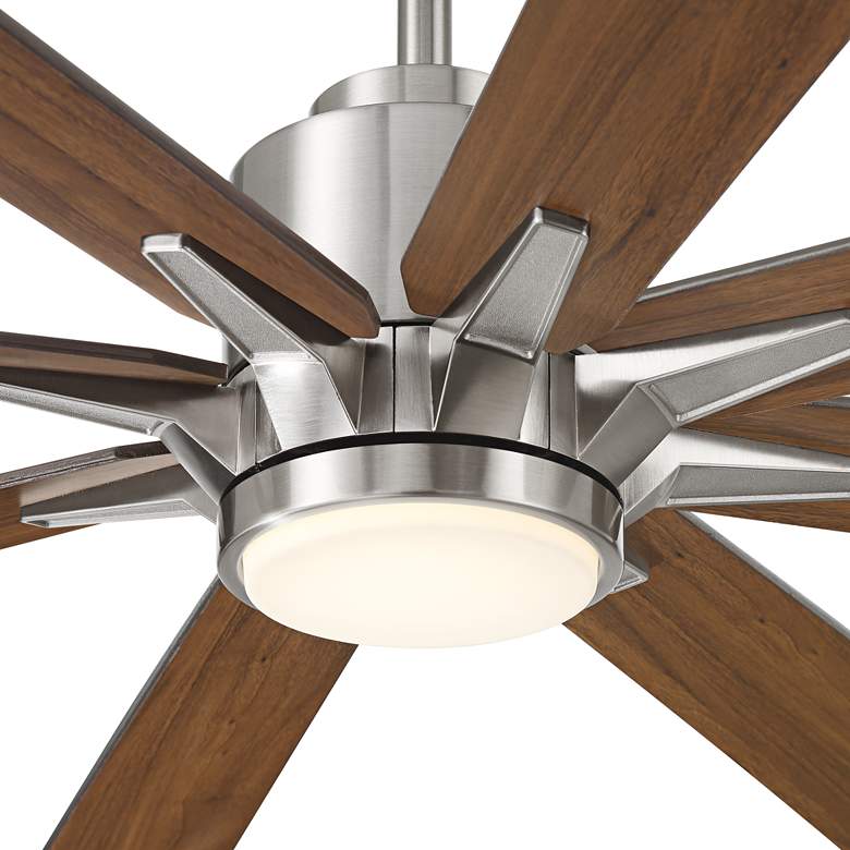 Image 3 68" Casa Vieja X-Air Brushed Nickel CCT LED Ceiling Fan with Remote more views